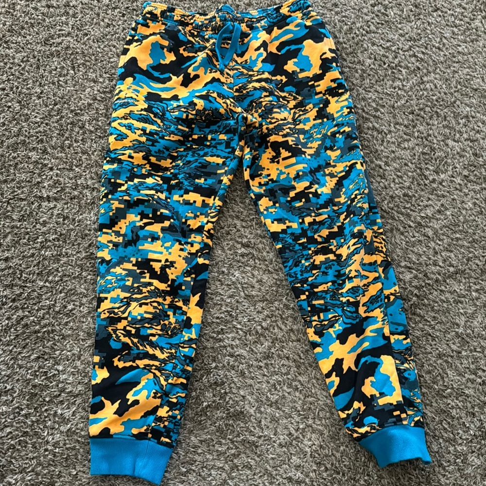 Under Armour Boys' UA Rival Fleece ABC Camo Joggers Size Youth XL